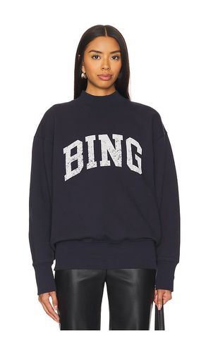 Sudadera bradie bing en color talla L en - Navy. Talla L (también en M, S, XS) - ANINE BING - Modalova