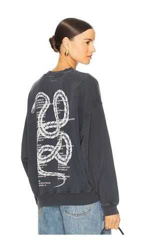 Jaci Sweatshirt Twisted Snake in Charcoal. - size L (also in M, S, XS) - ANINE BING - Modalova