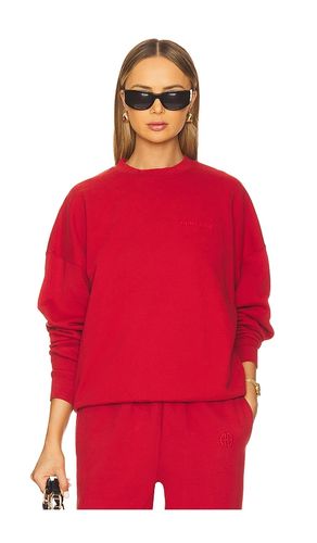 Miles Sweatshirt in Red. - size L (also in M, S, XS) - ANINE BING - Modalova