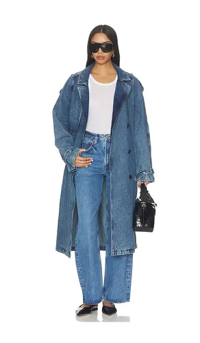 Rickie Maxi Trench in Blue. - size M (also in S) - ANINE BING - Modalova