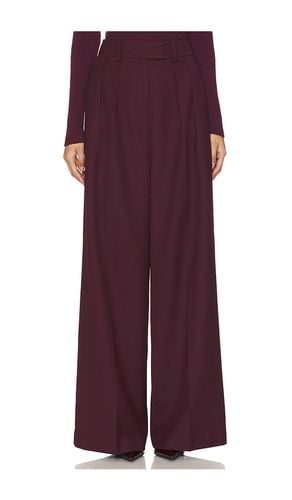 Lou Trouser in Burgundy. - size 34 (also in 32, 36) - ANINE BING - Modalova