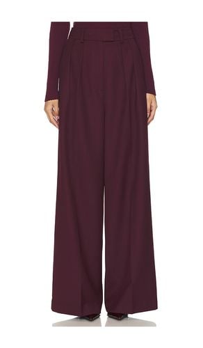 Lou Trouser in Burgundy. - size 36 (also in 32, 38) - ANINE BING - Modalova