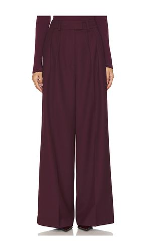 Lou Trouser in Burgundy. - size 36 (also in 32) - ANINE BING - Modalova