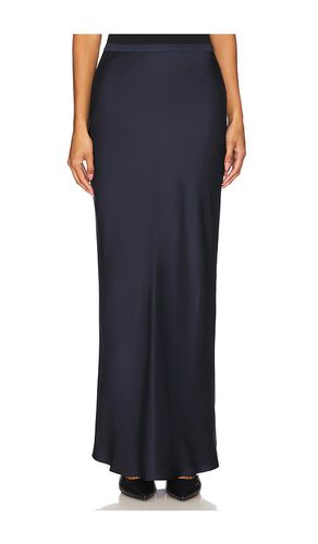 Bar Silk Maxi Skirt in Navy. - size L (also in M, S, XS) - ANINE BING - Modalova