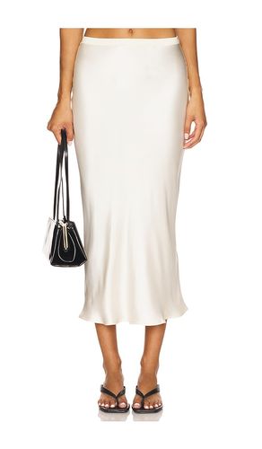 Bar Silk Skirt in White. - size M (also in S) - ANINE BING - Modalova
