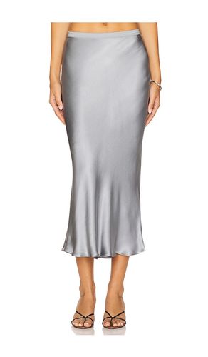 Bar Silk Skirt in Slate. - size M (also in S, XS) - ANINE BING - Modalova