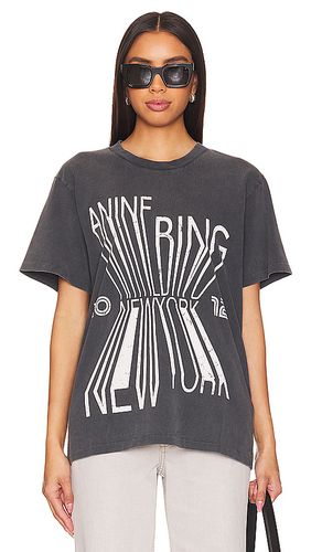 Camiseta colby bing new york en color talla M en - Black. Talla M (también en S) - ANINE BING - Modalova