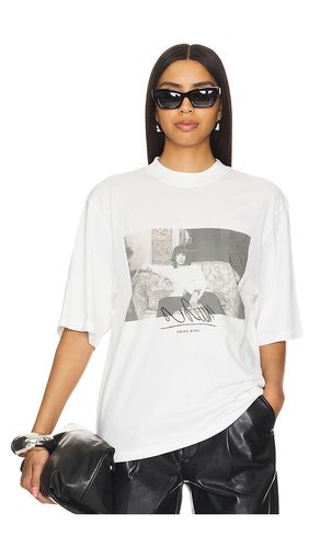 Camiseta avi mick jagger en color blanco talla L en - White. Talla L (también en M, S) - ANINE BING - Modalova