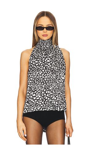 Top brooke en color negro, blanco talla L en - Black,White. Talla L (también en M, S, XS) - ANINE BING - Modalova