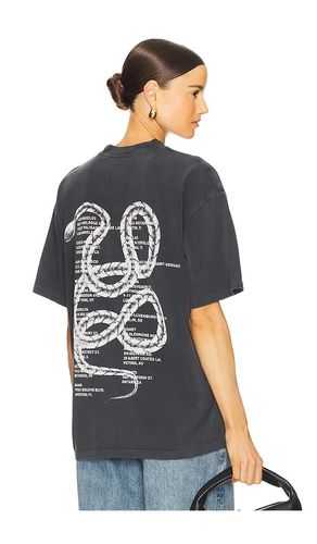 Kent Tee Twisted Snake in Charcoal. - size L (also in M, S, XS) - ANINE BING - Modalova