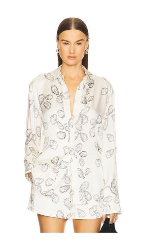 Avalon Shirt in Cream. - size L (also in M, S) - ANINE BING - Modalova