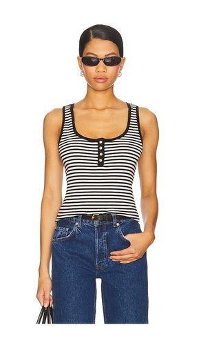 Alessia Tank in Black,White. - size L (also in M, S) - ANINE BING - Modalova