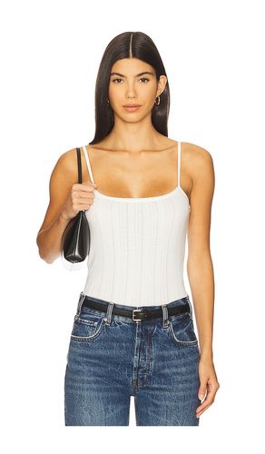 Pia Cami Tank in White. - size L (also in M, S, XS) - ANINE BING - Modalova