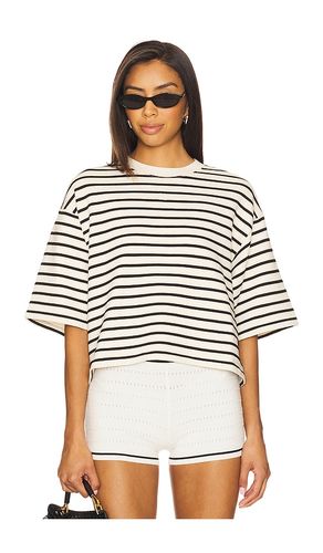 Myers Cropped Tee in Black. - size L (also in M, S, XS) - ANINE BING - Modalova
