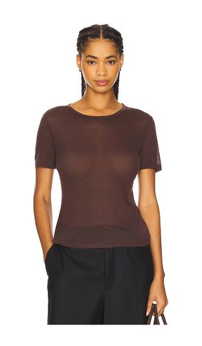 Sylvie Tee in Brown. - size L (also in M, S, XS) - ANINE BING - Modalova
