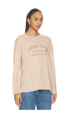 Ivan Long Sleeve Melrose Stencil in . Size S. Also in XS - ANINE BING - Modalova