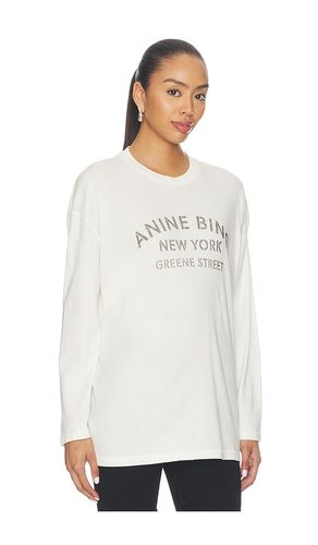 Ivan Long Sleeve New York Stencil in . - size L (also in M) - ANINE BING - Modalova
