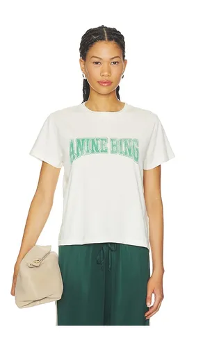 Shelley Tee in White. - size L (also in M, S, XS) - ANINE BING - Modalova