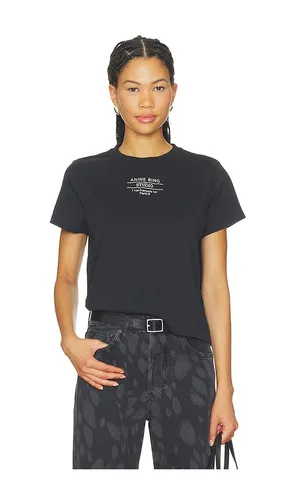 Shelley Tee Studio in Black. - size L (also in M, S, XS) - ANINE BING - Modalova