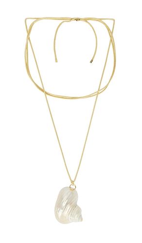 Shell on a string necklace in color ivory size all - ANNI LU - Modalova