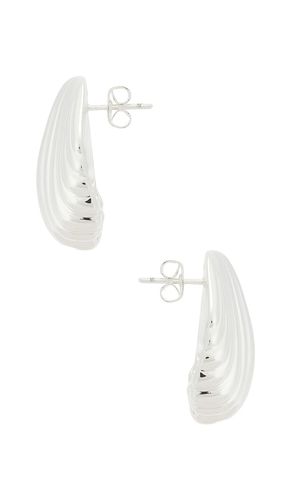 Silver Shell Earring in - ANNI LU - Modalova