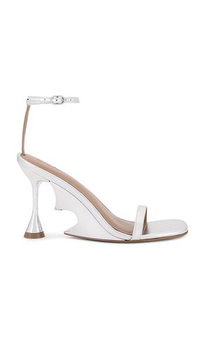 Lovestruck Heel in Metallic Silver. - size 5 (also in 7, 7.5) - Arch NYC - Modalova