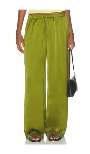 X REVOLVE Rowe Lace Pants in Olive. - size XS (also in S, M) - Artless - Modalova