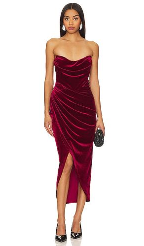 Meghan Velvet Dress in Red. - size XL (also in XS) - ASTR the Label - Modalova