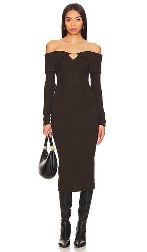 Lillian Sweater Dress in Chocolate. - size L (also in M, S, XL, XS) - ASTR the Label - Modalova