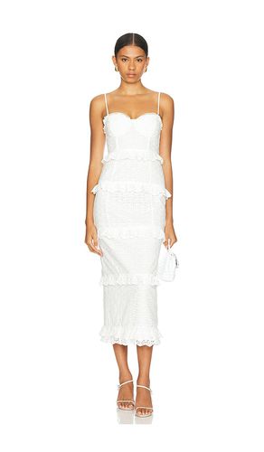 Vestido midi sandrima en color talla L en - White. Talla L (también en M, S, XL, XS) - ASTR the Label - Modalova