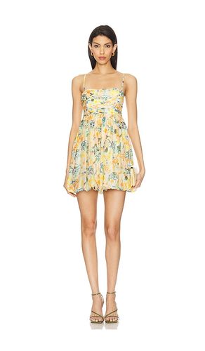 Bubble Skirt Mini Dress in Orange,Lemon. - size L (also in M) - ASTR the Label - Modalova