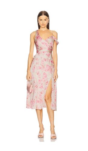 Asymmetric Ruched Waist Dress in Pink. - size L (also in M, S, XS) - ASTR the Label - Modalova