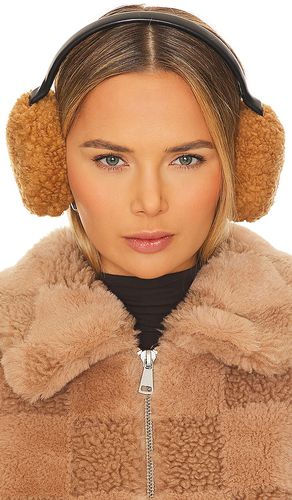 Esme Bouclette Ear Muffs in Tan - Apparis - Modalova