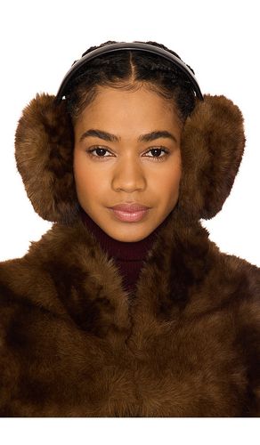 Esme Faux Earmuffs in Brown - Apparis - Modalova