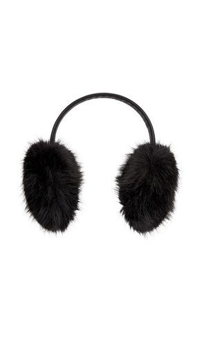 Esme sable earmuffs in color black size all - Apparis - Modalova