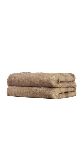 Brady mink blanket in mink in color tan size all - Apparis - Modalova
