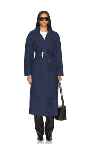 Tate Denim Trench Coat in Blue. - size L (also in M, S, XL, XS) - Apparis - Modalova