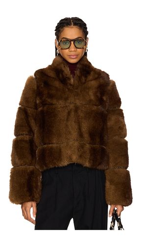 Sai Mink Short Coat in . Size L. Also in M, S, XS - Apparis - Modalova
