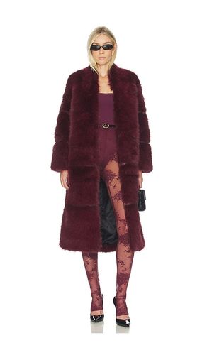 Sylke Sable Coat in . Size L. Also in M, XS - Apparis - Modalova