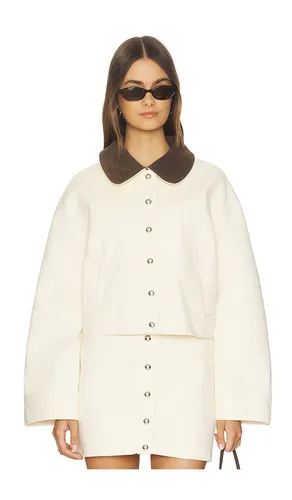 Ella Canvas Cropped Jacket in . Size L. Also in M - Apparis - Modalova