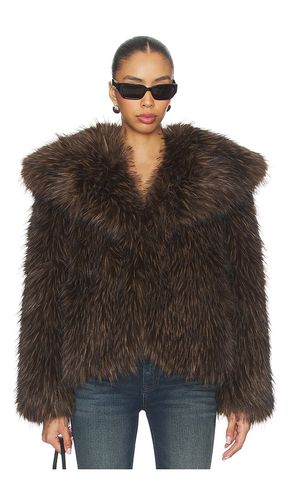 Yara Fox Coat in . Taglia M. Also in XS - Apparis - Modalova