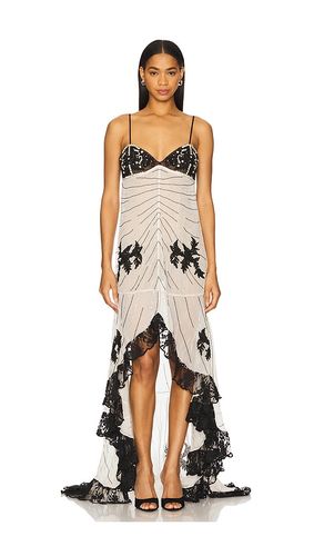 Cora Long Dress in Black,Ivory. - size L (also in M, S, XS) - Aniye Records - Modalova