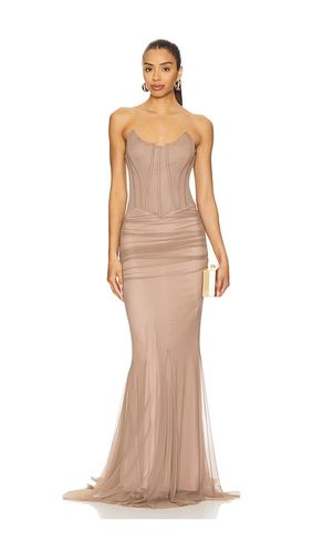 Maya Long Dress in Beige. - size L (also in S) - Aniye Records - Modalova