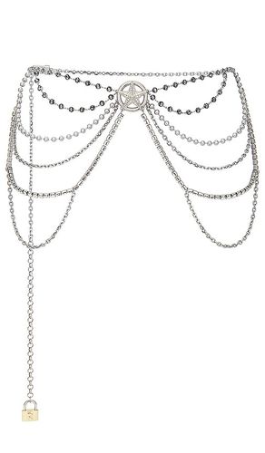 Vicky Waist Chain in Metallic Silver - Aniye Records - Modalova