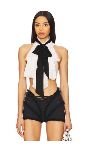 Mimi Ruff Top in White. - size S (also in XS) - Aniye Records - Modalova