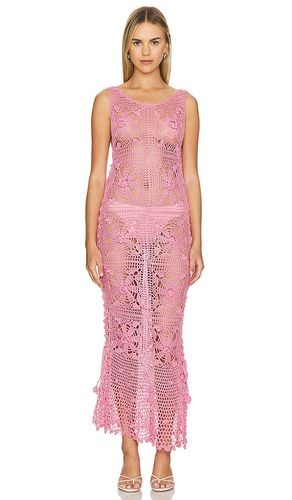 Crochet Dress in Pink. - size L (also in M, S, XL, XS) - ANDREEVA - Modalova