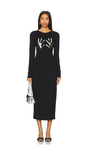 Handprint Long Sleeve Midi Dress in . Size M, S, XL, XS - AREA - Modalova