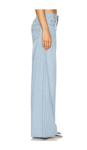 Crystal Rosette Wide Leg Jeans in Blue. - size 26 (also in 27) - AREA - Modalova