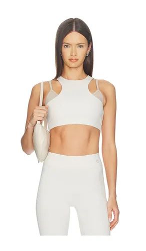 Layered Sport Crop Top in White. - size M (also in S, XL, XS) - Astoria - Modalova