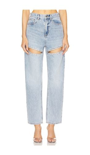 Crystal Slit Jean in . - size 25 (also in 27) - AREA - Modalova